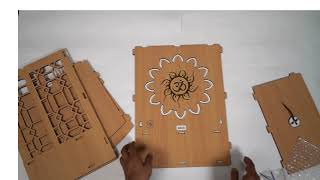 Mandir Unboxing  17001701 Mandir Assembling Video  9br Gifts Home Pooja Temple [upl. by Ibbie]