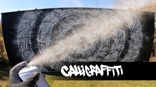 CALLIGRAFFITI CIRCLE  TIMELAPSE  JJ INK [upl. by Ralyks]