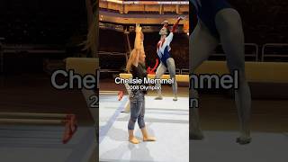 Learning an Olympian’s signature move 😳 gymnast gymnastics sports olympics Chellsie Memmel [upl. by Azile]