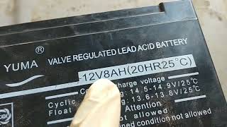 rechargeable valve regulated leadacid battery 6fm7 11 March 2022 [upl. by Pals]