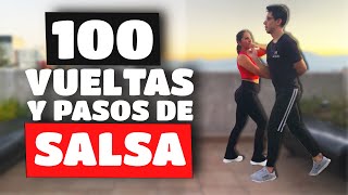 100 VUELTAS de SALSA que DEBES SABER 1 🔥 [upl. by Schinica]