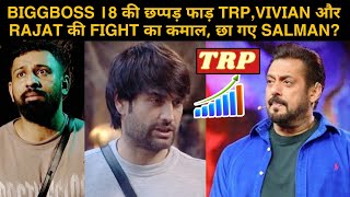 BIGGBOSS 18 की छप्पड़ फाड़ TRP VIVIAN और RAJAT की FIGHT का कमाल छा गए SALMAN [upl. by Jessalin]