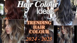 Trendy Hair Colour Ideas to Try This Season  Hair Colour Inspiration for Winter 2024  2025 [upl. by Dnallor]