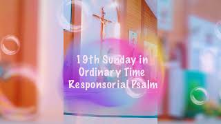 19th Sunday In Ordinary Time in Year B Responsorial Psalms at St Edmund Church Limbang [upl. by Amsaj]