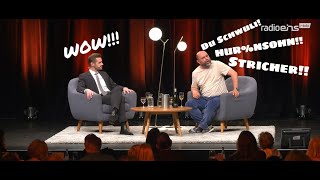 Serdar Somuncu dreht völlig durch und beleidigt sein Publikum 😧 Alkohol während Liveauftritt 🤣🤣 [upl. by Ardnasal]