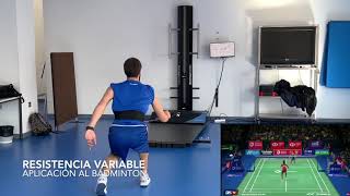 Entrenamiento de fuerza con resistencia variable aplicada al bádminton [upl. by Tadio]