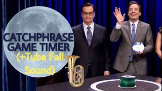 Catchphrase Game Timer with TubaFail  Jimmy Fallon Tonight Show [upl. by Cori27]