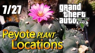 GTA 5  Peyote Plant Locations 0727 [upl. by Norval]