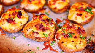 Best Ever TwiceBaked Potatoes Recipe [upl. by Llemmart]