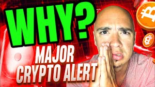 BREAKING CRYPTO NEWS  THIS CAUSED THE CRYPTO CRASH IS IT OVER [upl. by Glenna]