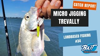 Land Based Fishing 34  Micro Jigging Trevally [upl. by Manvil]