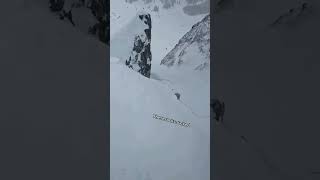 Insane ski crash😬 [upl. by Tronna]