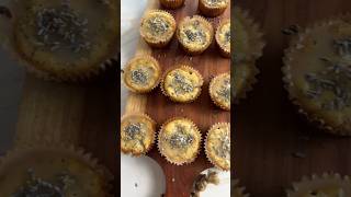 Lemon Lavender Poppyseed Muffins baking recipe lavender [upl. by Rats]