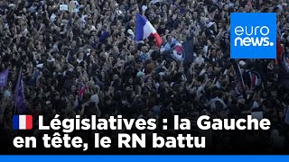 Législatives  lalliance de gauche en tête selon les sondages anéantissant les espoirs du RN [upl. by Kelwin]