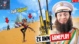 New Awm Skin First Gameplay in Solo Vs Squad 🫣 Tonde Gamer [upl. by Ggerk]