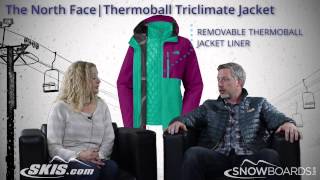 2015 The North Face Thermoball Triclimate Womens Jacket Overview by SkisDOTcom and SnowboardsDOTcom [upl. by Negah967]