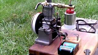 Model mini homemade Engine Home Made vintage diy 1936 Midget Magazine plans [upl. by Naic]