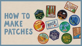 How to Make a Custom Patch  DIY  Beginner Friendly [upl. by Gleason]