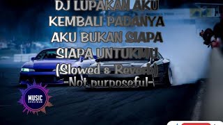 DJ DIANTARA KALIAN  LUPAKAN AKU KEMBALI PADANYA AKU BUKAN SIAPA SIAPA UNTUKMUSlowed amp Reverb [upl. by Rhonda]