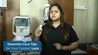 Essential Tips for Contact Lens Care Insights from Dr Parul Vardhan [upl. by Ecirtnuahs]