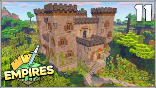 Empires SMP  THE IRON FARM CASTLE  Ep11 Minecraft 117 Lets Play [upl. by Estus]