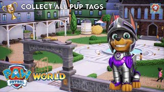 Pup Tag Locations Barkingburg  PAW PATROL WORLD [upl. by Malvie595]