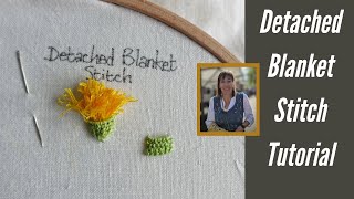 How To Detached Blanket Stitch [upl. by Nine638]