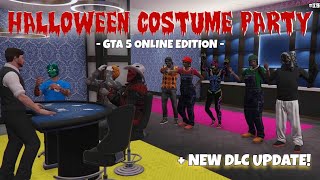 Halloween Costume Party  NEW DLC UPDATE UFO ABDUCTION OUTFITS SHOCKER GTA 5 Online 2024 [upl. by Airamak472]