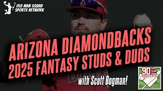 Arizona Diamondbacks Fantasy Studs and Duds for 2025 with Lord Scott Bogman [upl. by Gupta]