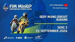 📡 Live Streaming Day 1  FIM MiniGP Indonesia  Round 3  Gery Mang Circuit Subang  West Java [upl. by Esined242]