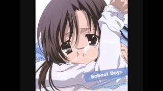 School Days OST  Sekai Piano vers [upl. by Aisenat]