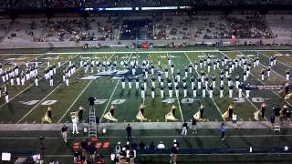 2012 University of Akron Marching Band quotOhios Pridequot Styx quotBlue Collar Manquot [upl. by Dorweiler]