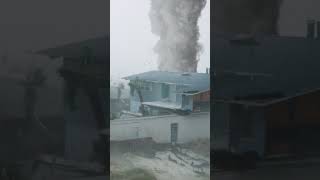 Hurricane vs Tornado Rips Roof off House [upl. by Jagir]