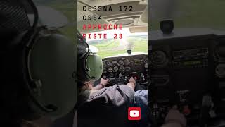 Atterrissage Lachute Piste 28🛬 😍 plane aviation ppl avion quebec landing atterrissage [upl. by Veriee]