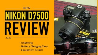 Nikon d7500 unboxing 2023  Nikon D7500 kit DSLR camera  unboxing new model D7500 DSLR Camera  LWR [upl. by Bay]