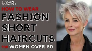 Fashionable Short Haircuts for Women Over 50  Chic amp Timeless Styles  PART 2 [upl. by Corby]