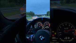 BMW overtaking at 300kmh legal only on the German Autobahn autobahn bmw 300kmh [upl. by Alie987]