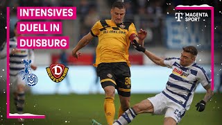 MSV Duisburg – SG Dynamo Dresden Highlights mit LiveKommentar  3 Liga  MAGENTA SPORT [upl. by Caressa]