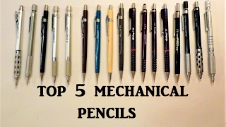 Top 5 Mechanical Pencils Review Pentel Staedtler Rotring [upl. by Nnyleahs635]