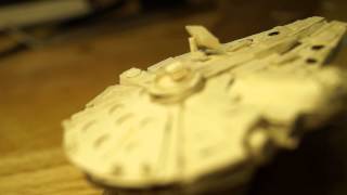 Papercraft Millenium Falcon made from scratch [upl. by Erdnad425]