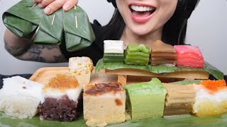 THE BEST THAI DESSERT ASMR EATING SOUNDS LIGHT WHISPERS  SASASMR [upl. by Rochell]