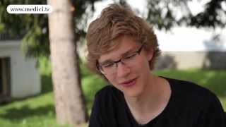 Jan Lisiecki  Verbier Festival 2013  Wallcast Interview [upl. by Audette]