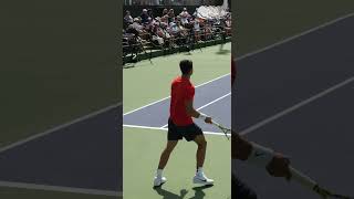 CAlcaraz Forehand amp Backhand Slow Motion shorts [upl. by Enimajneb]