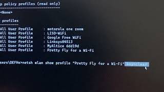 🔓Find Stored Wifi Passwords With CMD Windows 1011 💻🔍 [upl. by Durante783]