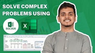 How to Solve Complex Problems Using Excel Solver Solver in MS Excel  Be10x [upl. by Arodal]