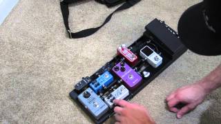 My Mini Pedaltrain Pedalboard NonDemo Walkthrough [upl. by Mulcahy]