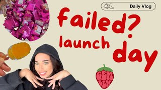 SMALL BUSINESS DIARY ✿ realistic launch day FAIL [upl. by Asssilem81]