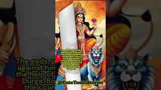 The Defeat of Mahishasura Goddess Durga’s Nine Day Battle Story Read Aloud shortsfeed shorts [upl. by Aiclid]