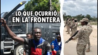 MILITARES EN LA FRONTERA LE DAN PA BAJO A DELINCUENTE HAITIANO QUE INTENTO ROBAR SUS ARMAS [upl. by Llenyaj218]