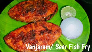 Spicy Vanjaram Fish Fry  Seer Fish Fry  King Fish Fry  Vanjaram Meen Fry  Countertop Recipes [upl. by Gorden]